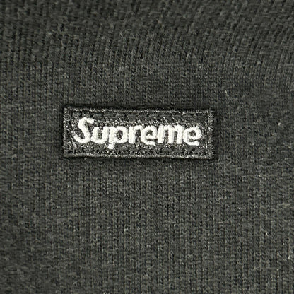 Supreme 26SS Small Box Zip Up Hooded Black Cotton Jacket Size L