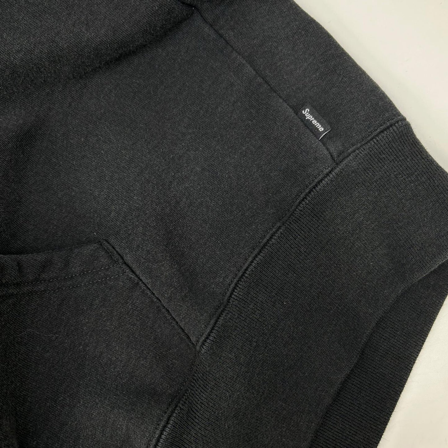 Supreme 26SS Small Box Zip Up Hooded Black Cotton Jacket Size L