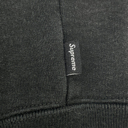 Supreme 26SS Small Box Zip Up Hooded Black Cotton Jacket Size L