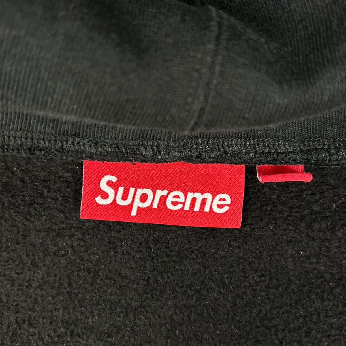 Supreme 26SS Small Box Zip Up Hooded Black Cotton Jacket Size L