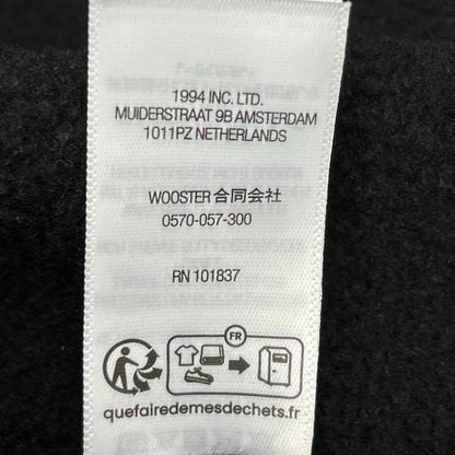Supreme 26SS Small Box Zip Up Hooded Black Cotton Jacket Size L