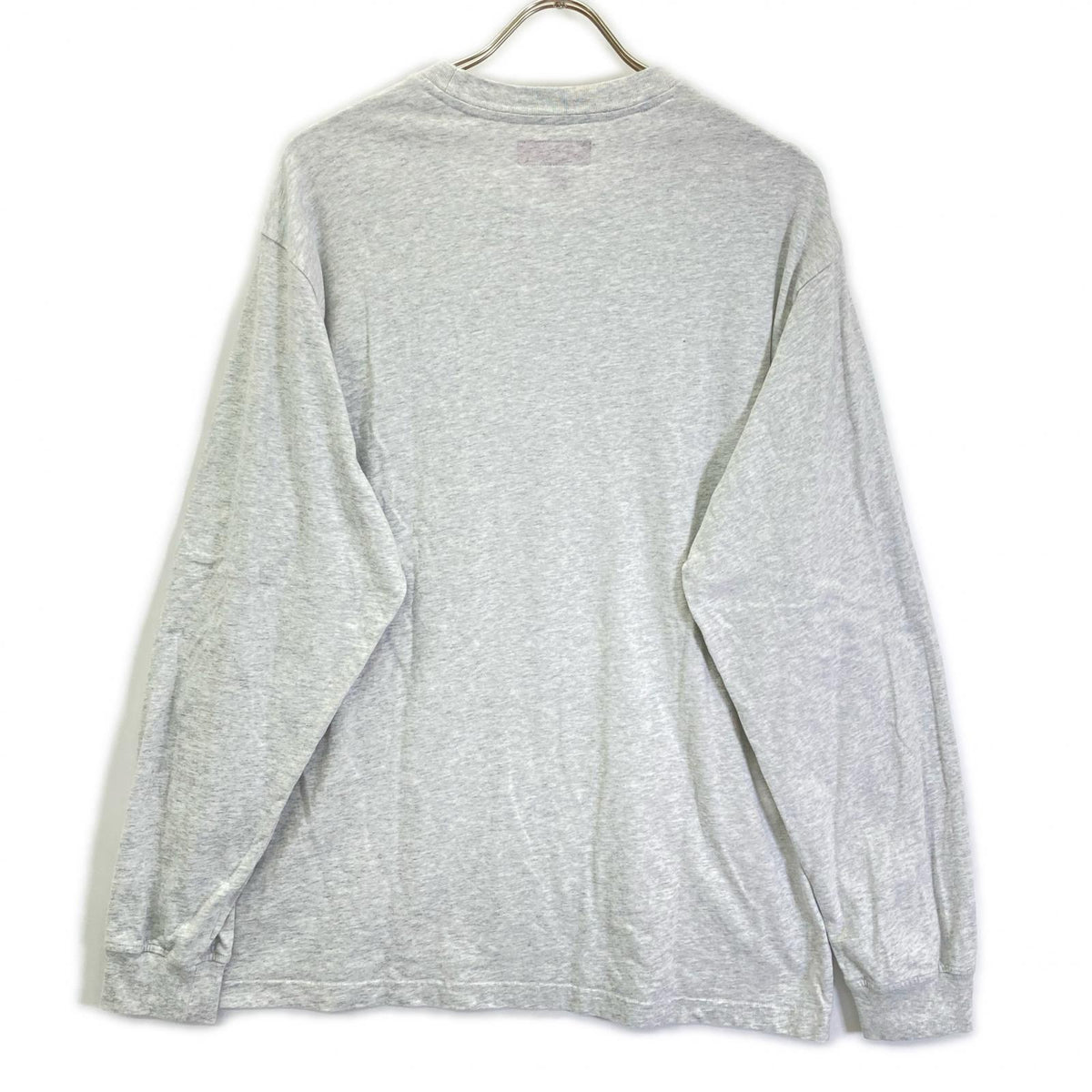 Supreme 25FW Small Box Logo Long Sleeve Gray Cotton Size M