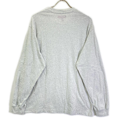 Supreme 25FW Small Box Logo Long Sleeve Gray Cotton Size M