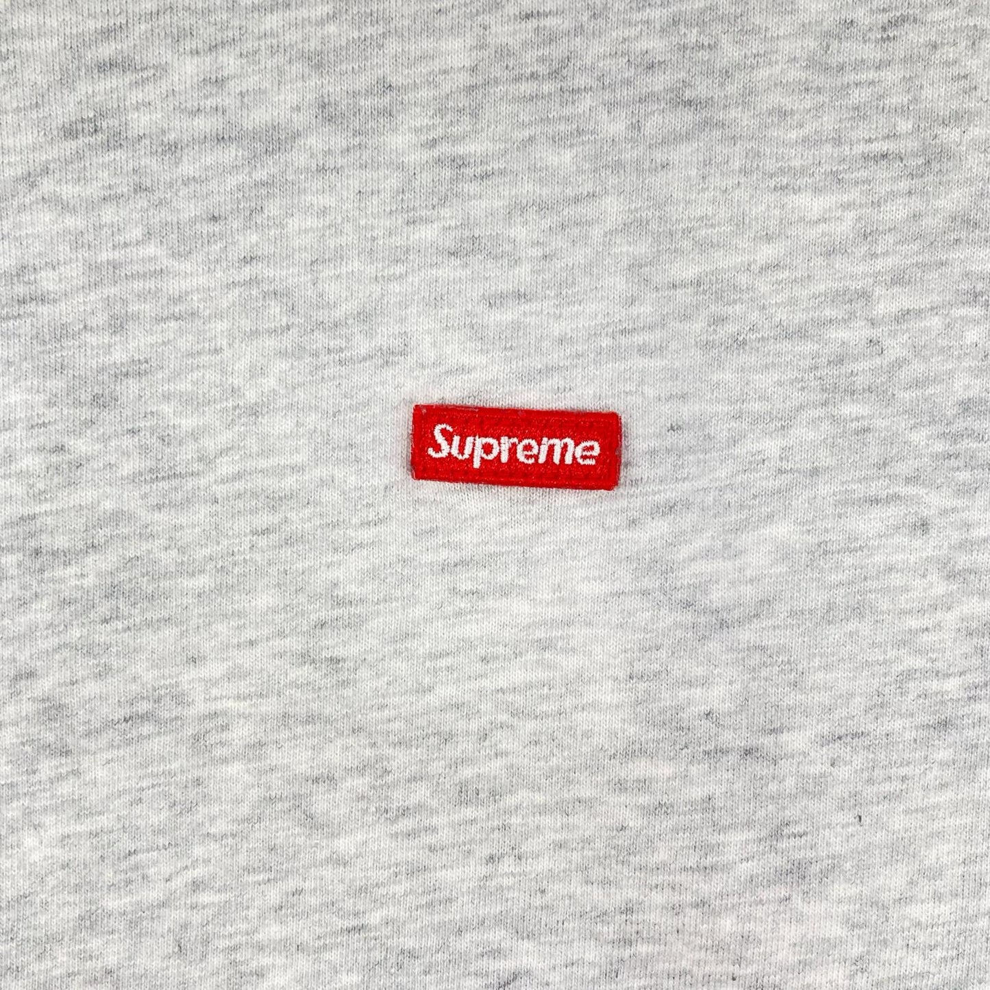 Supreme 25FW Small Box Logo Long Sleeve Gray Cotton Size M