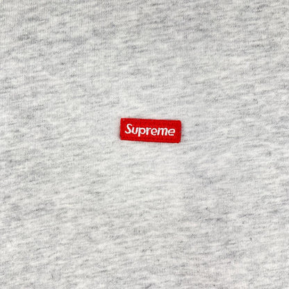 Supreme 25FW Small Box Logo Long Sleeve Gray Cotton Size M