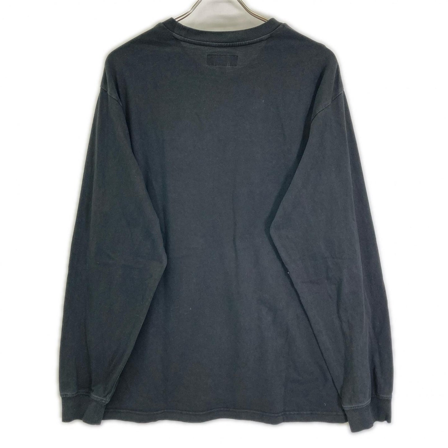 Supreme 25FW Small Box Logo Long Sleeve Black Cotton Size M