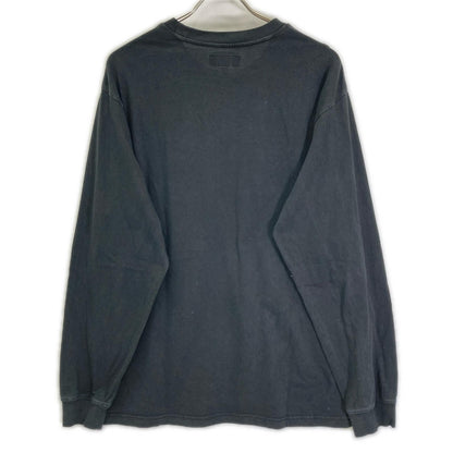 Supreme 25FW Small Box Logo Long Sleeve Black Cotton Size M