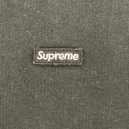 Supreme 25FW Small Box Logo Long Sleeve Black Cotton Size M