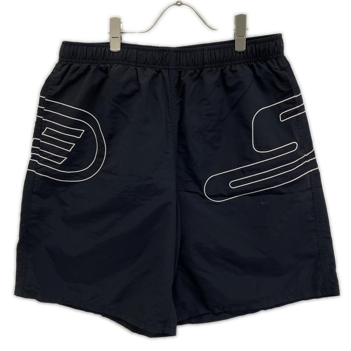 Supreme 25SS Big Logo Nylon Shorts Black Size L