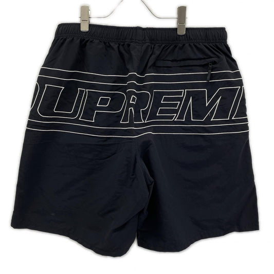 Supreme 25SS Big Logo Nylon Shorts Black Size L