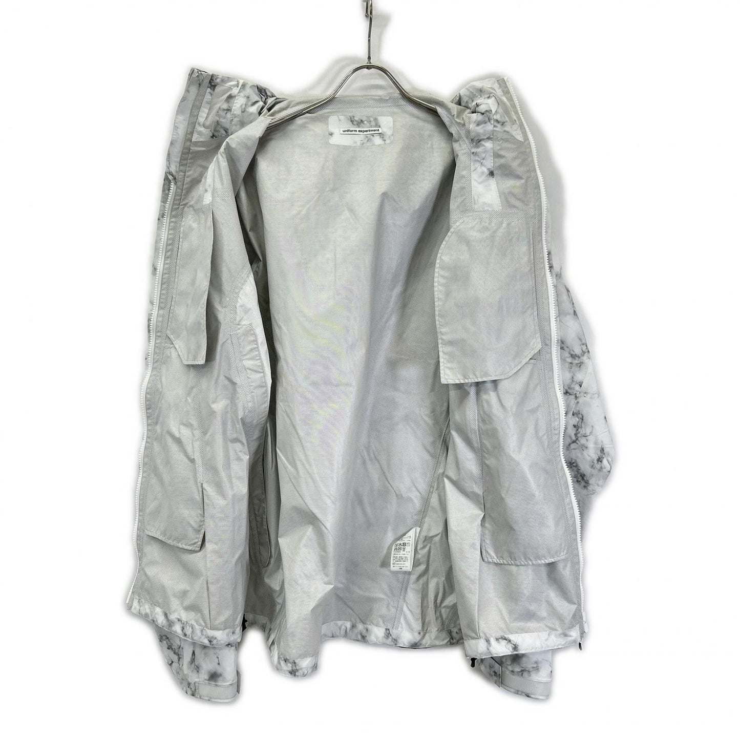 uniform experiment 25SS Marble Mountain White Nylon Jacket Size 4