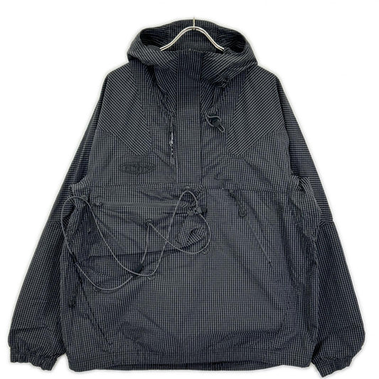 NIKE x Off-White Anorak Jacket Black Nylon Size M