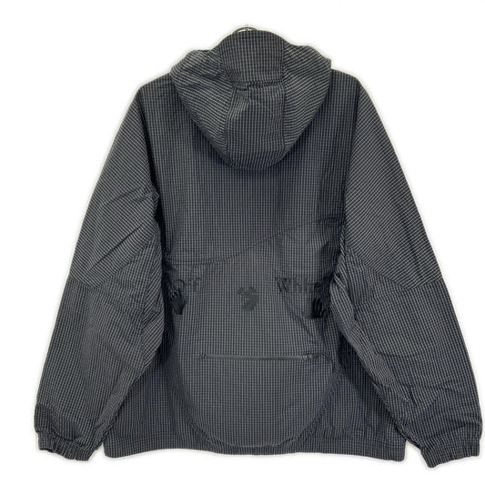 NIKE x Off-White Anorak Jacket Black Nylon Size M