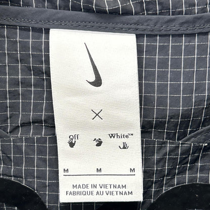 NIKE x Off-White Anorak Jacket Black Nylon Size M