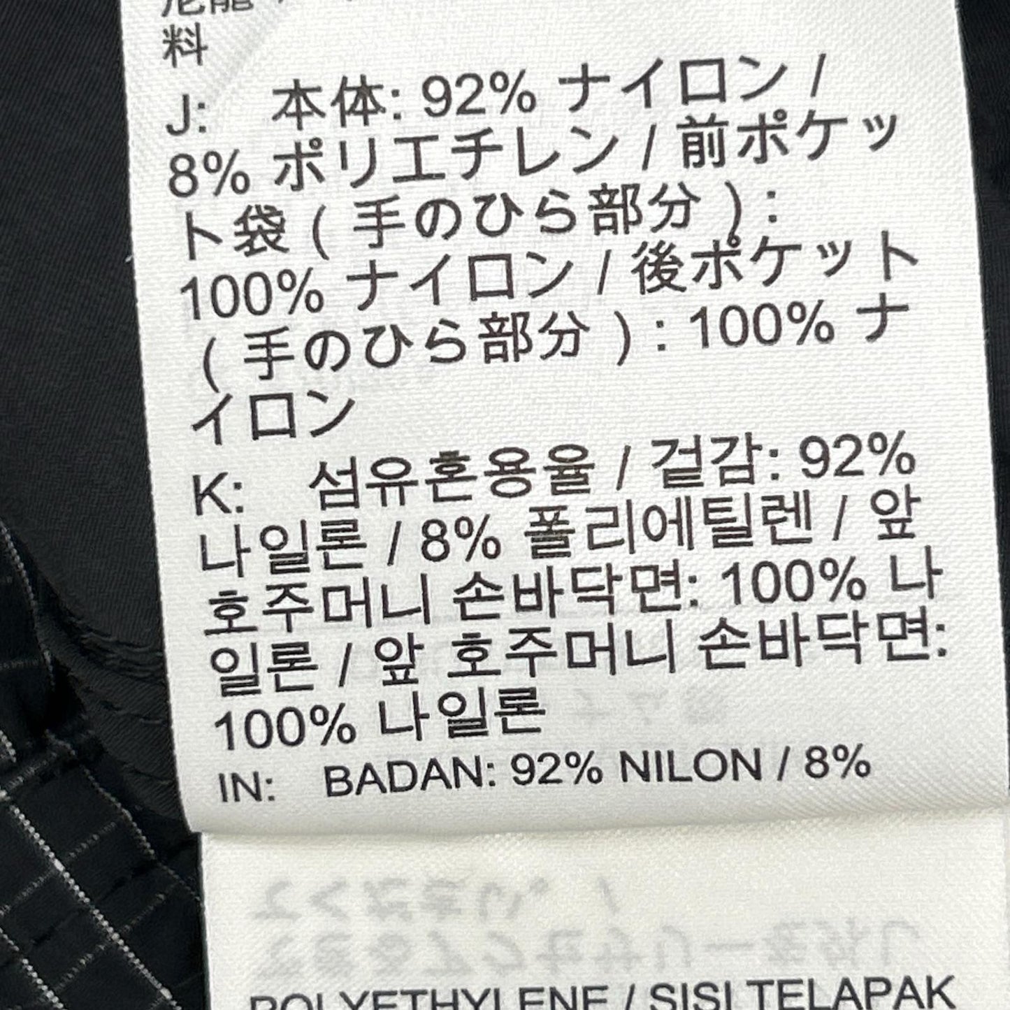 NIKE x Off-White Anorak Jacket Black Nylon Size M