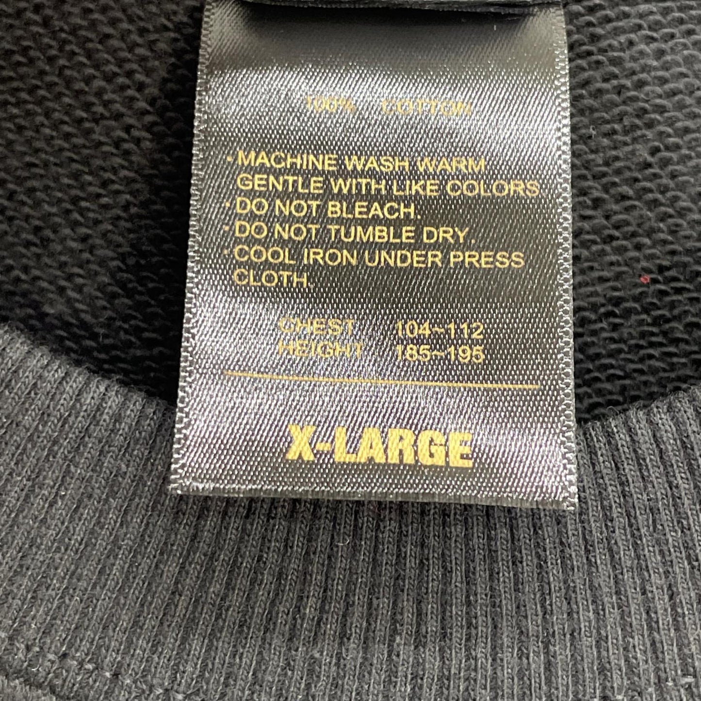 A24 x PARCO Marty Supreme Logo Black Cotton Sweatshirt Size XL