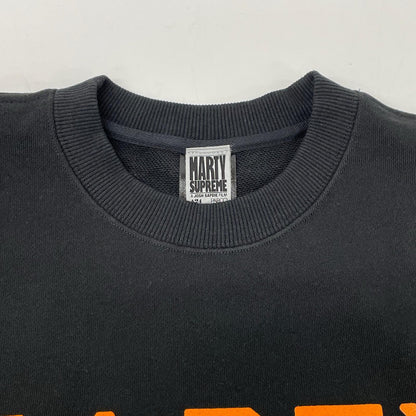 A24 x PARCO Marty Supreme Logo Black Cotton Sweatshirt Size XL