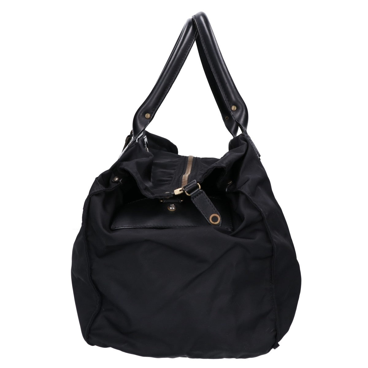 Felisi P4/6 2-Way Nylon Leather Bag Black Size ONE SIZE
