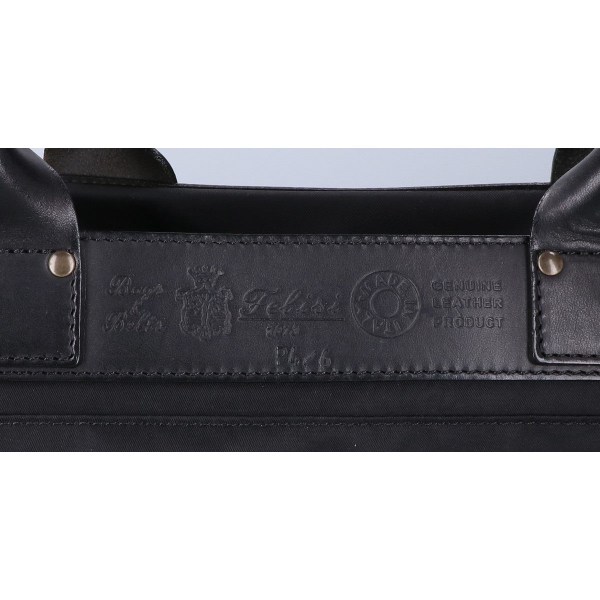 Felisi P4/6 2-Way Nylon Leather Bag Black Size ONE SIZE