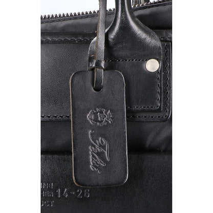Felisi 14-26 Nylon Leather Tote Bag Black Size ONE SIZE