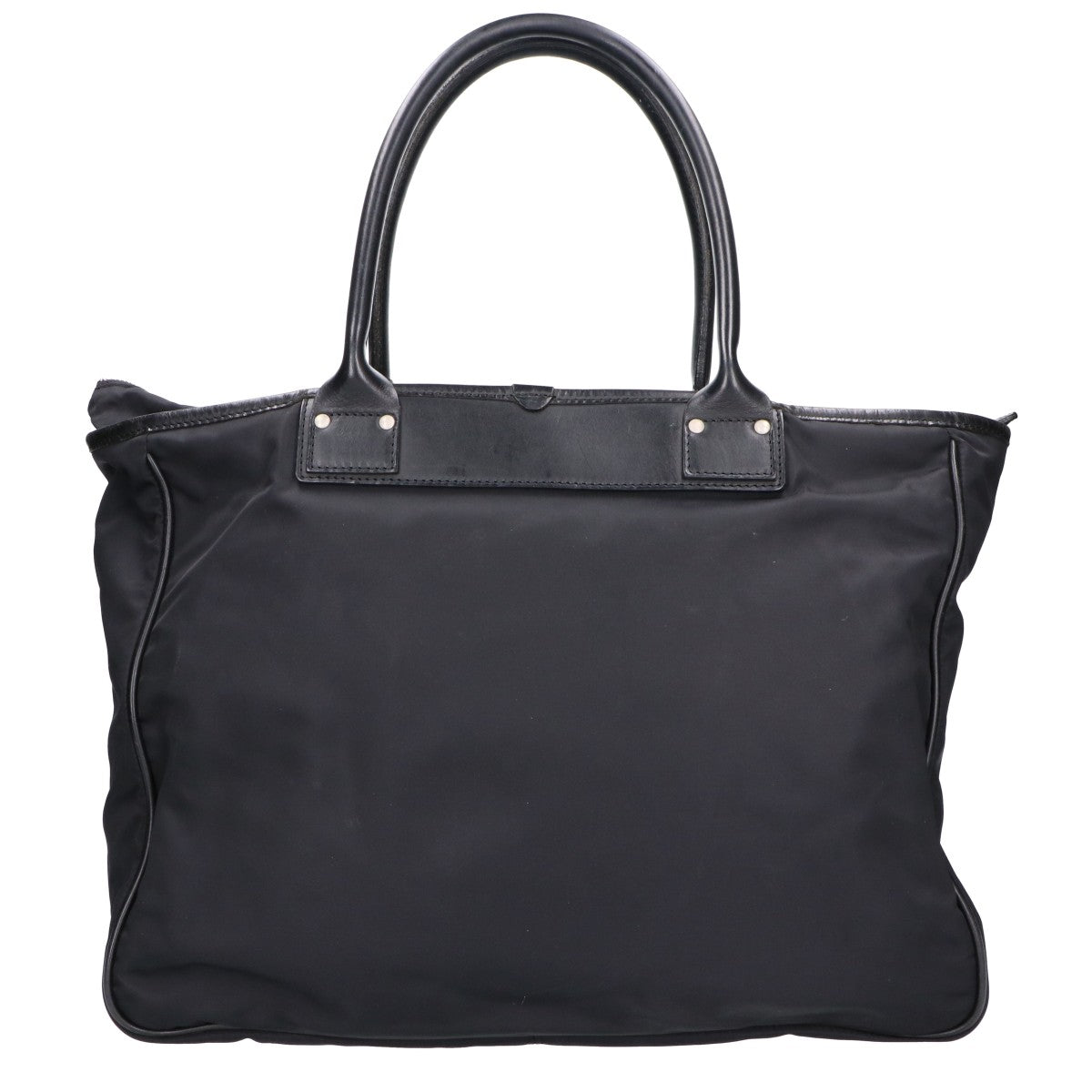 Felisi 14-26 Nylon Leather Tote Bag Black Size ONE SIZE
