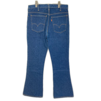 LEVI'S 70s 646 Indigo Bootcut 42TALON Zip Boots Denim