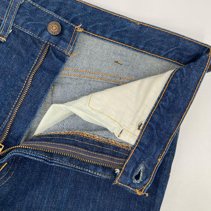 LEVI'S 70s 646 Indigo Bootcut 42TALON Zip Boots Denim