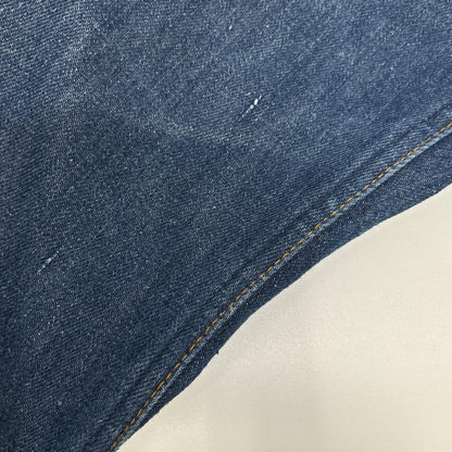 LEVI'S 646-0917 Indigo Orange Tab Denim Jeans Size W34L30