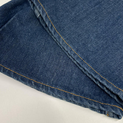 LEVI'S 646-0917 Indigo Orange Tab Denim Jeans Size W34L30