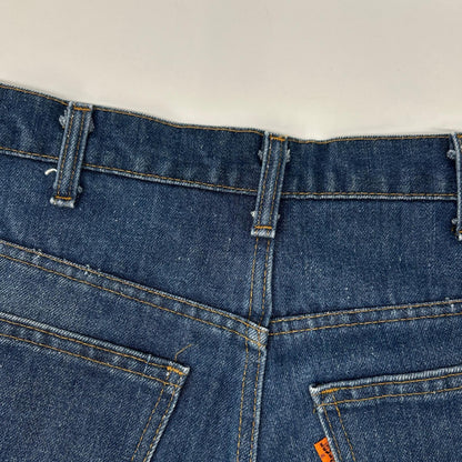 LEVI'S 646-0917 Indigo Orange Tab Denim Jeans Size W34L30