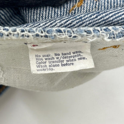 LEVI'S 646-0917 Indigo Orange Tab Denim Jeans Size W34L30