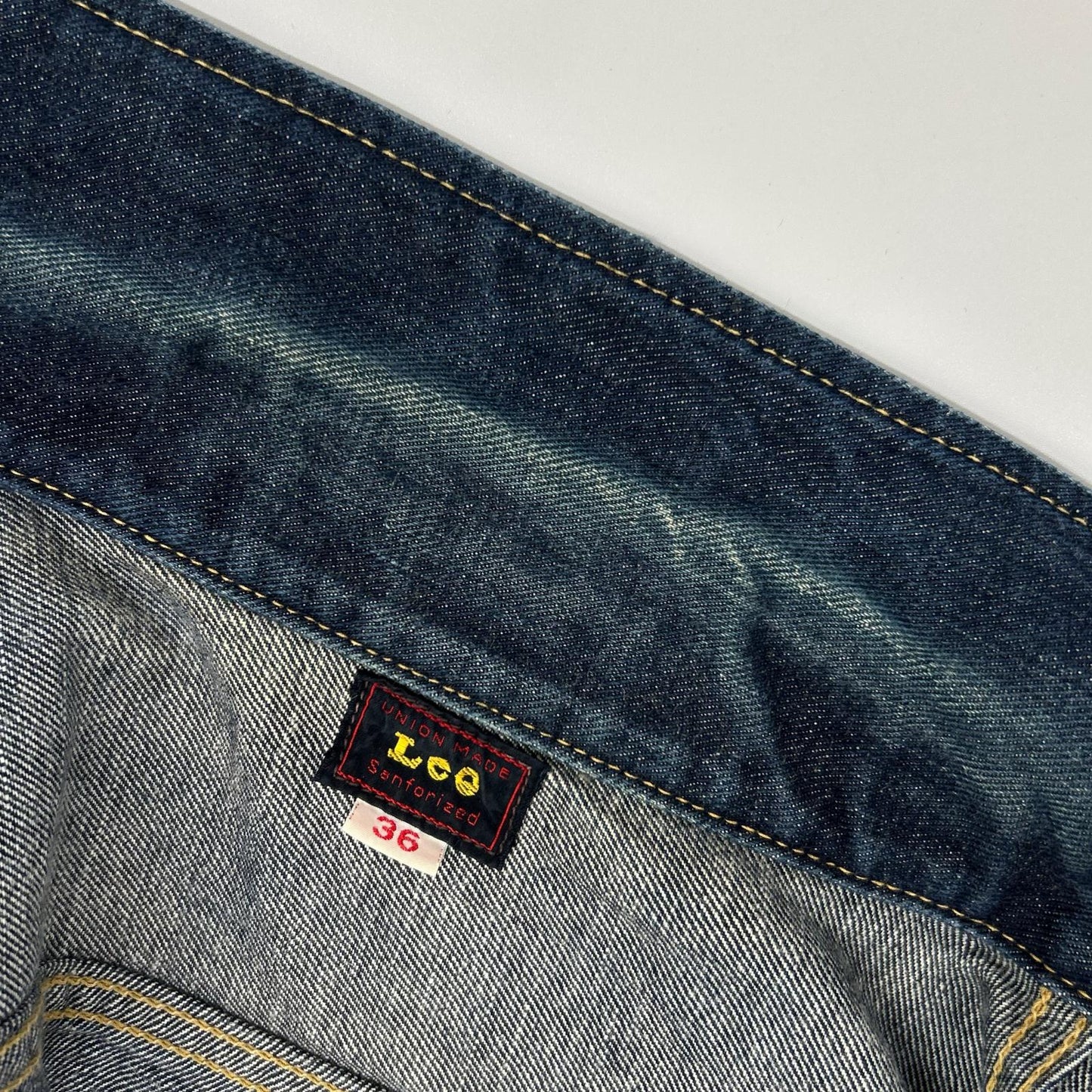 Lee ×Real McCoy's Indigo Denim Jacket Size 36