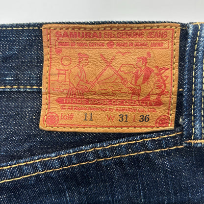 SAMURAI JEANS S0510XX Indigo 15oz Denim Jeans Size W31L36