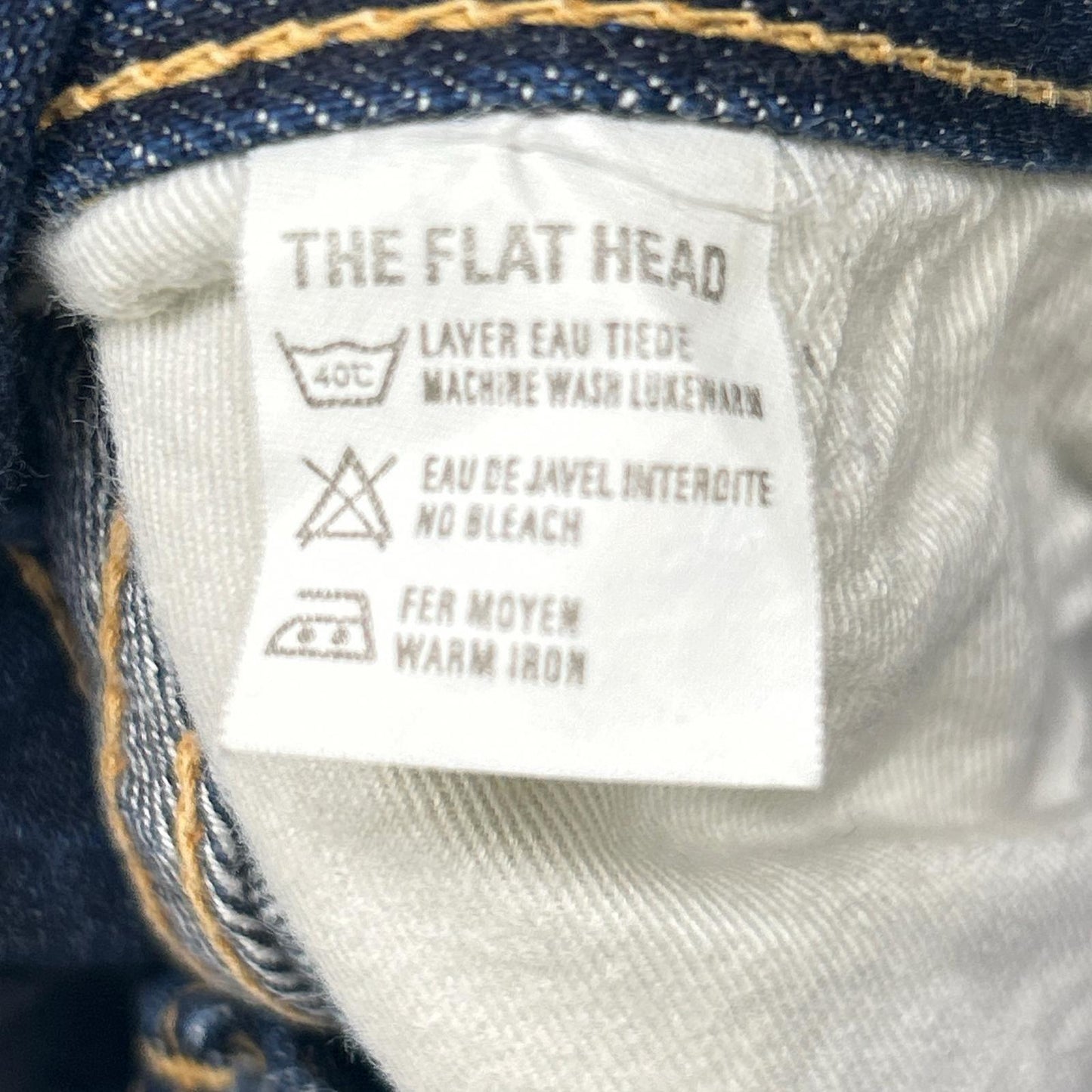 THE FLAT HEAD 3007 Indigo Bootcut denim Size 33