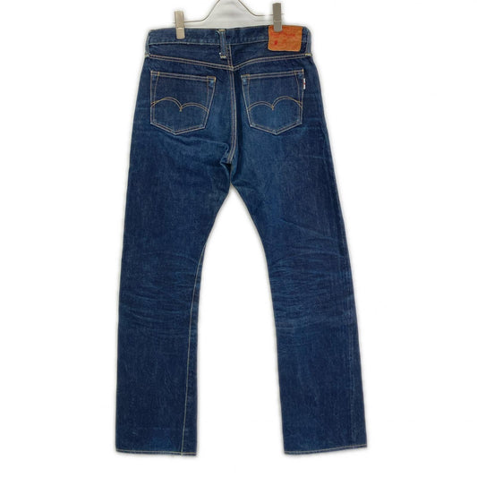 STUDIO D'ARTISAN SD-301 Indigo Leather Denim Jeans Size 31