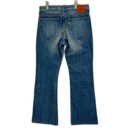 JELADO Indigo Vintage Patchwork Flare Jeans