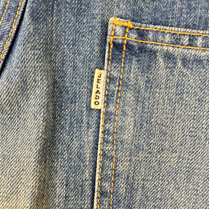 JELADO Indigo Vintage Patchwork Flare Jeans