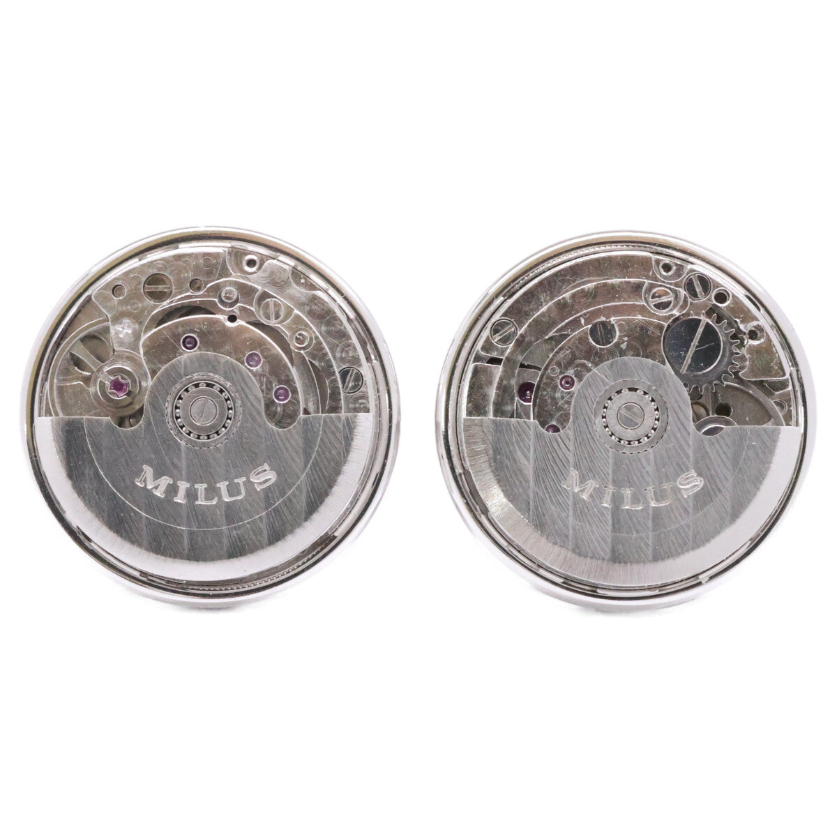 MILUS Silver Movement Cufflinks