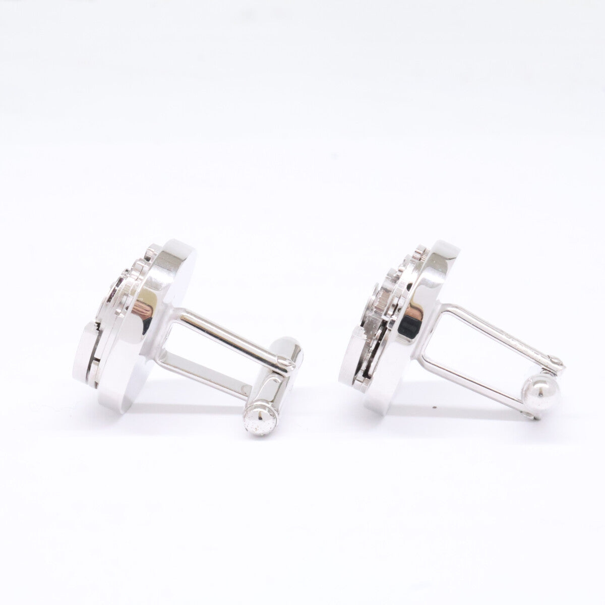 MILUS Silver Movement Cufflinks