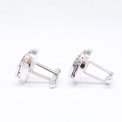 MILUS Silver Movement Cufflinks