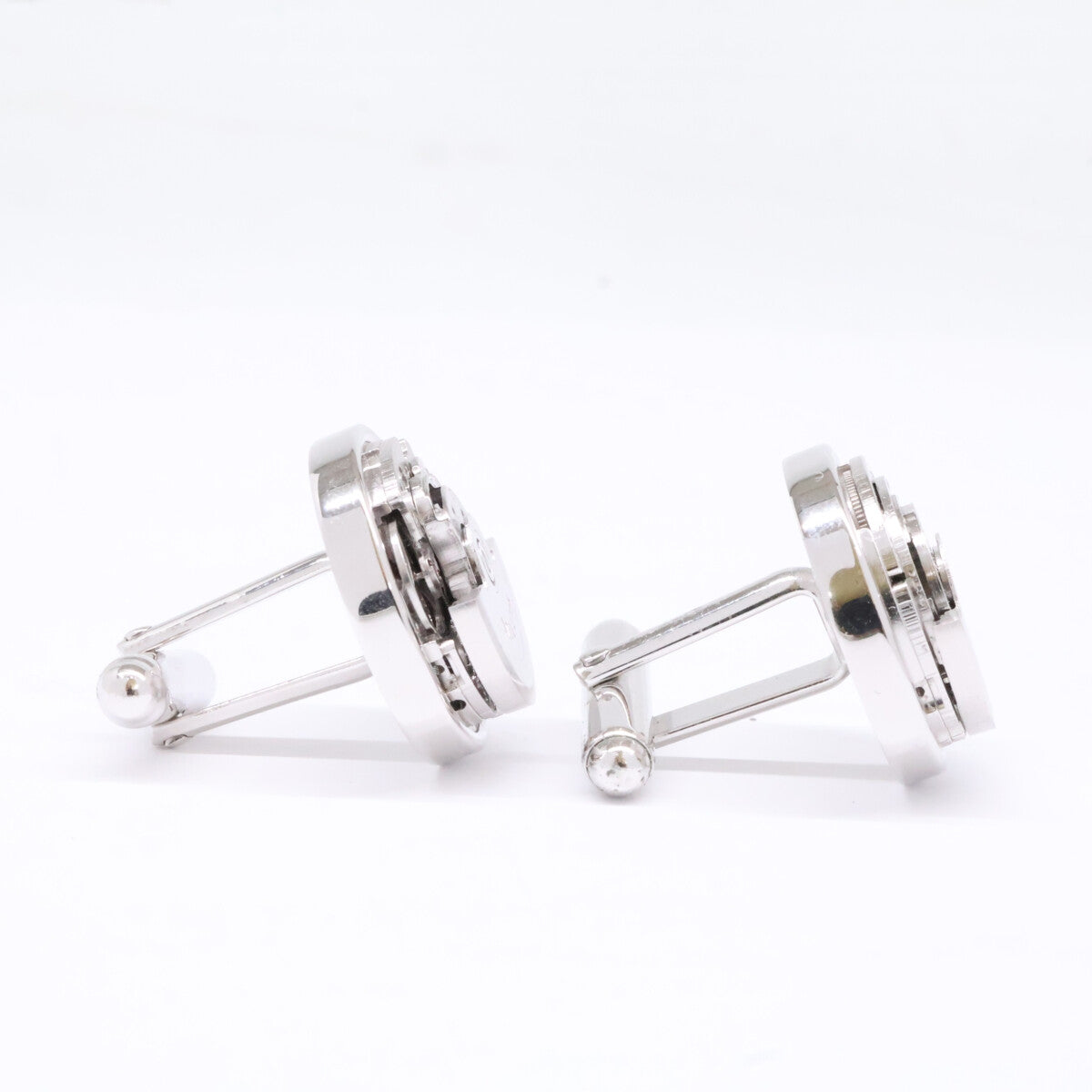 MILUS Silver Movement Cufflinks