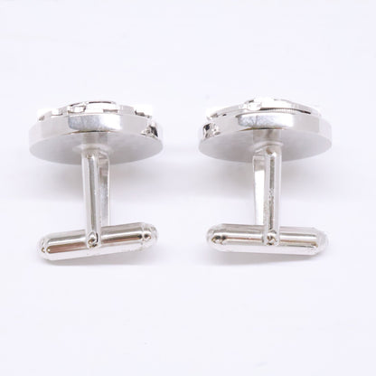 MILUS Silver Movement Cufflinks