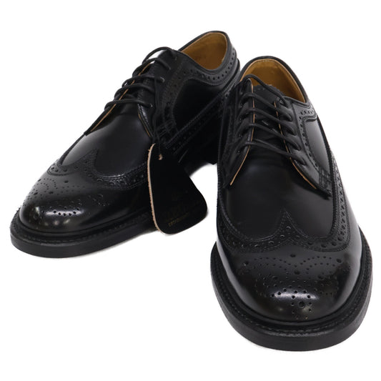 REGAL 2589 Black Wingtip Derby Sneakers Size 24 1/2EE
