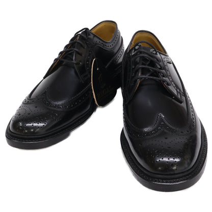 REGAL 2589 Black Wingtip Derby Sneakers Size 24 1/2EE