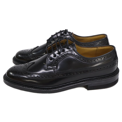 REGAL 2589 Black Wingtip Derby Sneakers Size 24 1/2EE