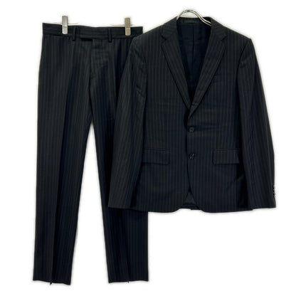 LOUIS VUITTON 12AW Damier Lining Pinstripe Suit Size 44