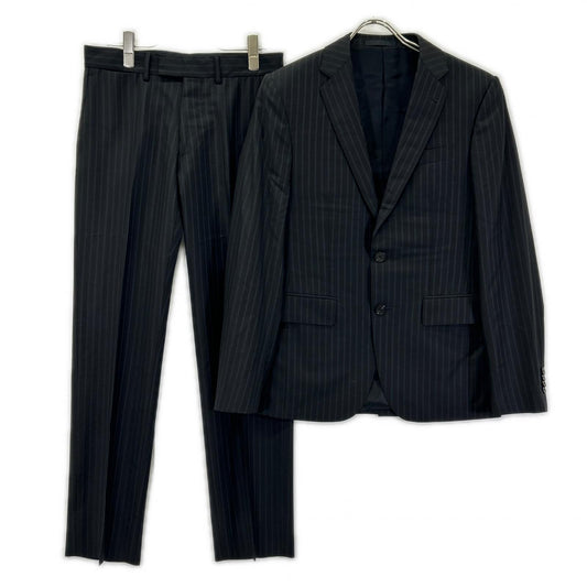 LOUIS VUITTON 12AW Damier Lining Pinstripe Suit Size 44
