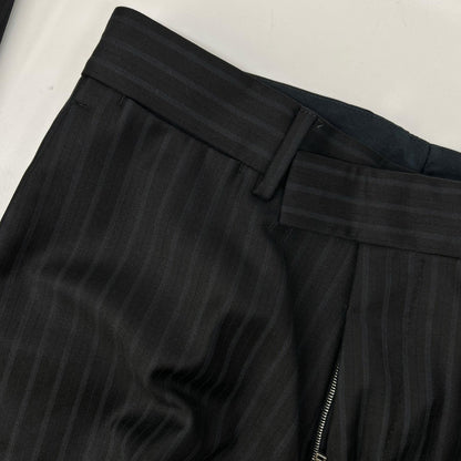 LOUIS VUITTON 12AW Damier Lining Pinstripe Suit Size 44