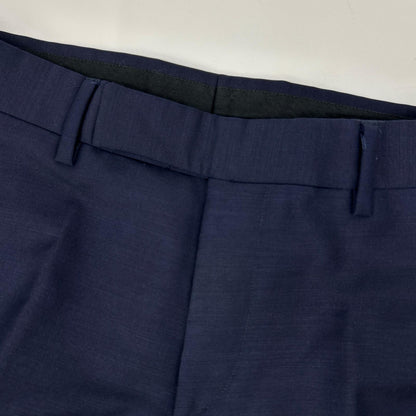 PRADA 2015 UAF437 Navy Mohair Wool Blend Suit Size 44
