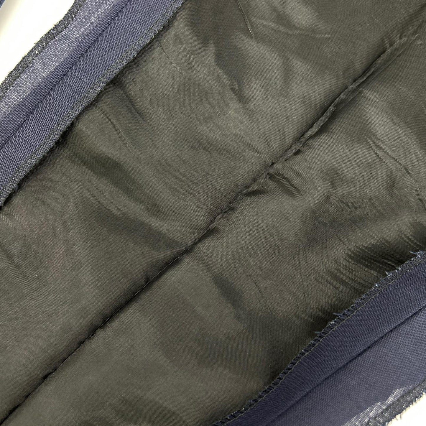 PRADA 2015 UAF437 Navy Mohair Wool Blend Suit Size 44